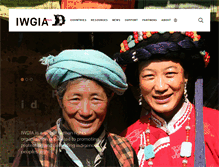 Tablet Screenshot of iwgia.org